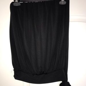 Strapless Black Dress Top